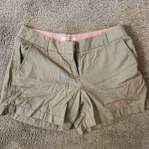 J CREW CHINO SHORTS
